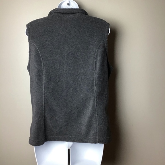 COLUMBIA Benton Springs Gray ZIP Vest - Picture 4 of 6